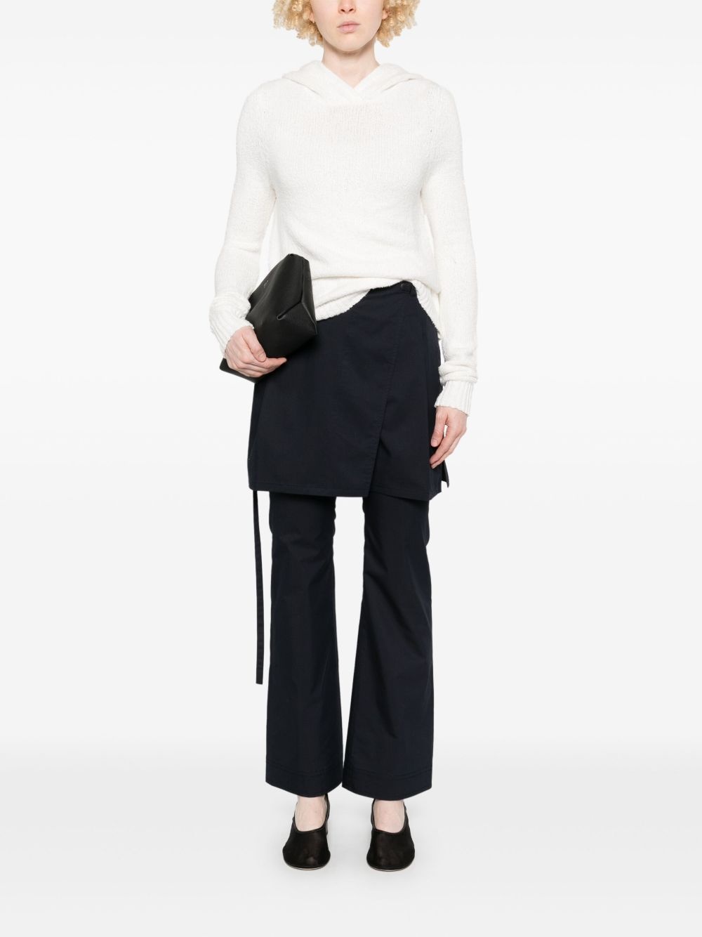 layered wrap trousers - 2