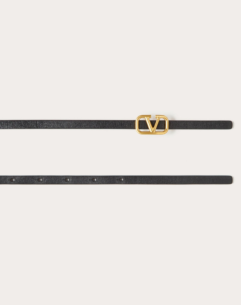 REVERSIBLE VLOGO SIGNATURE BELT IN GLOSSY CALFSKIN 8 MM 3