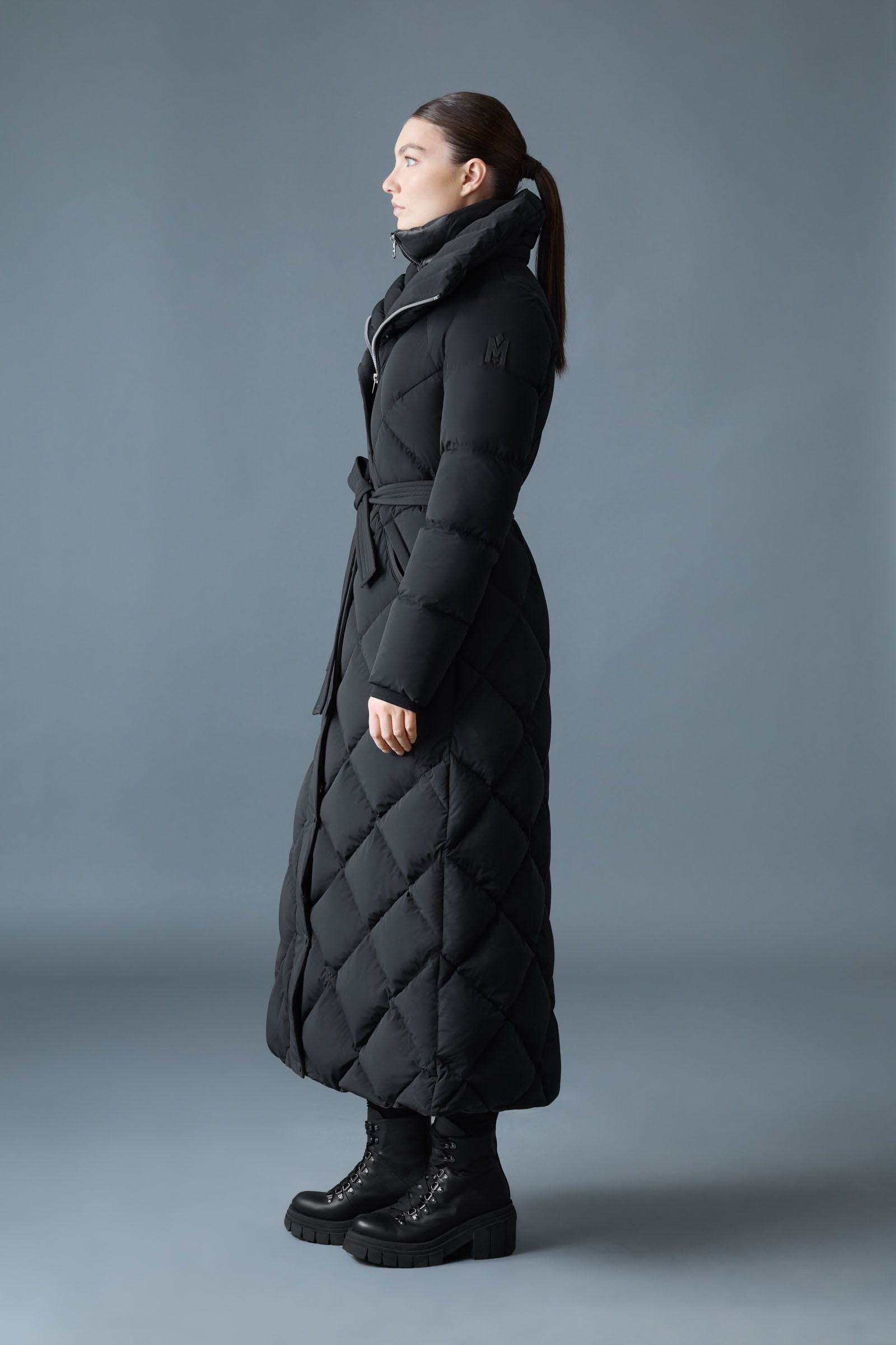 LAURELLA 2-in-1 Light Down Belted Coat - 4