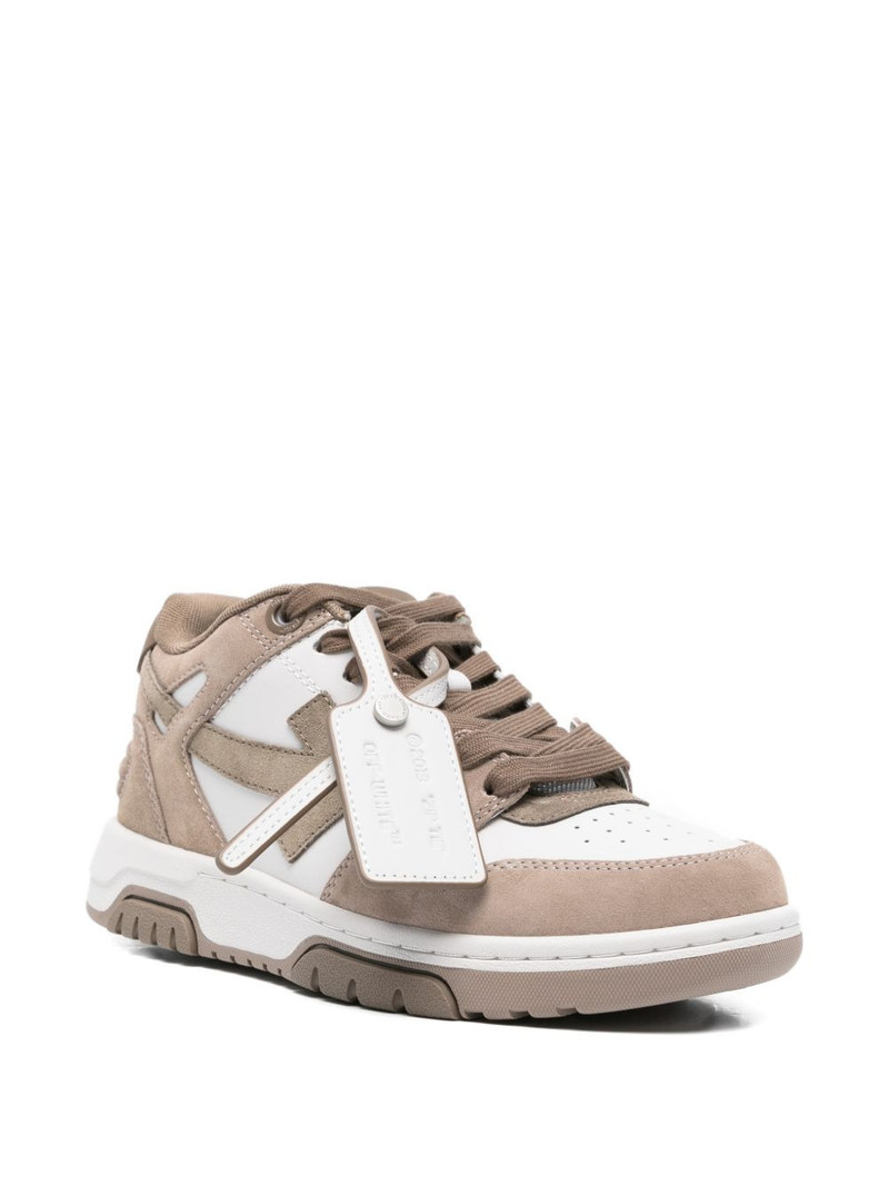 Off-White arrow suede sneakers outlook