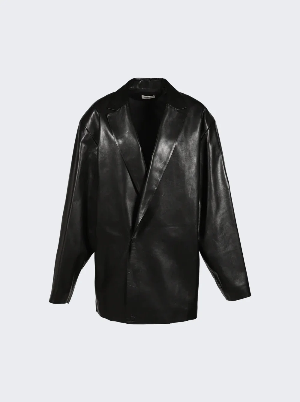 Relaxed Long Jacket Black - 1