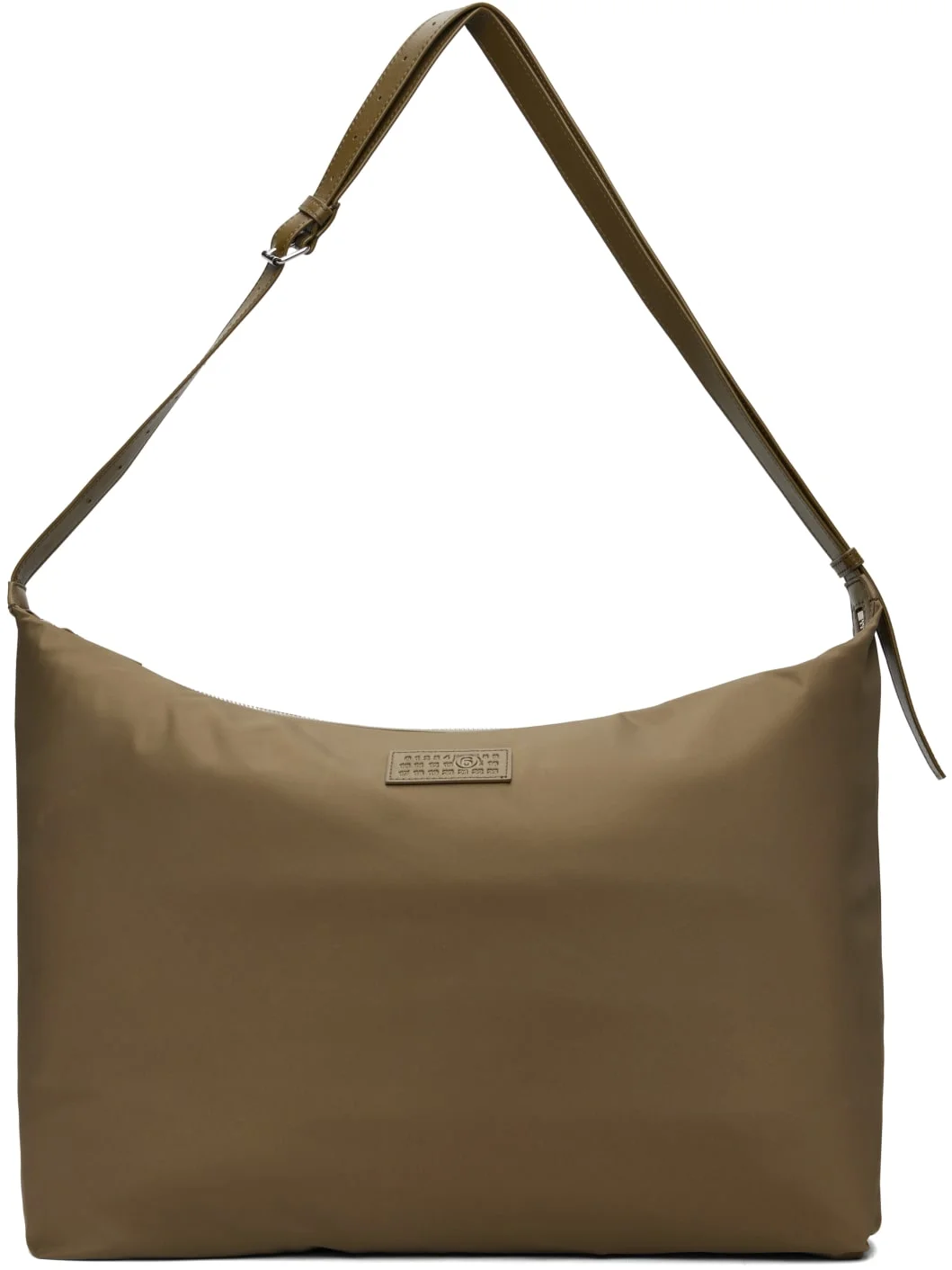 Khaki Big Numeric Crossbody Bag - 1