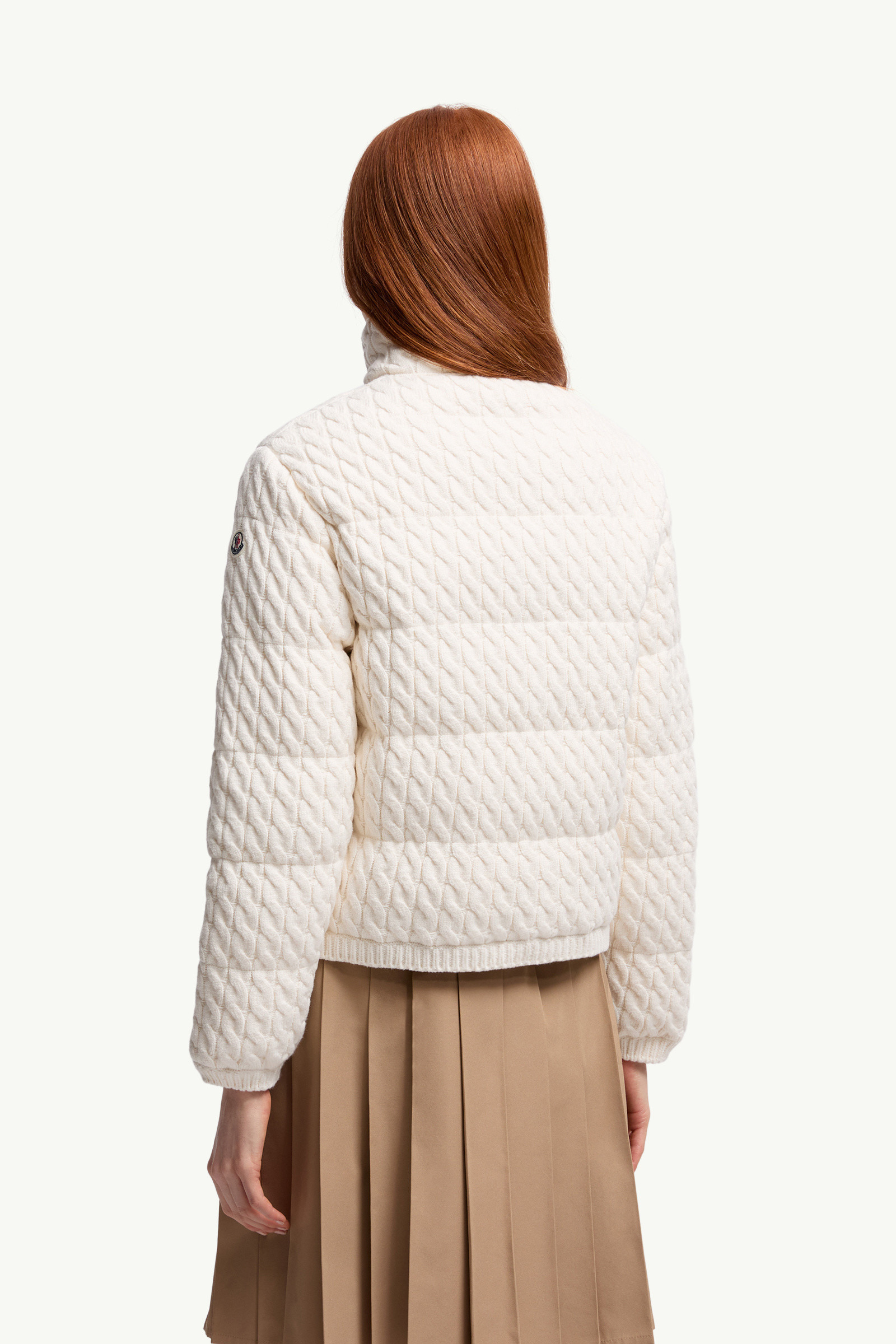 Padded Wool & Cotton Zip-Up Cardigan - 5