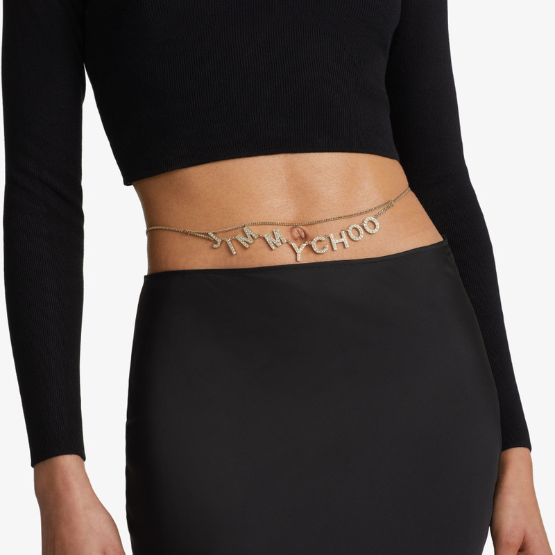 JIMMY CHOO Jimmy Choo Body Chain
Gold-Finish Metal Body Chain with Crystals outlook