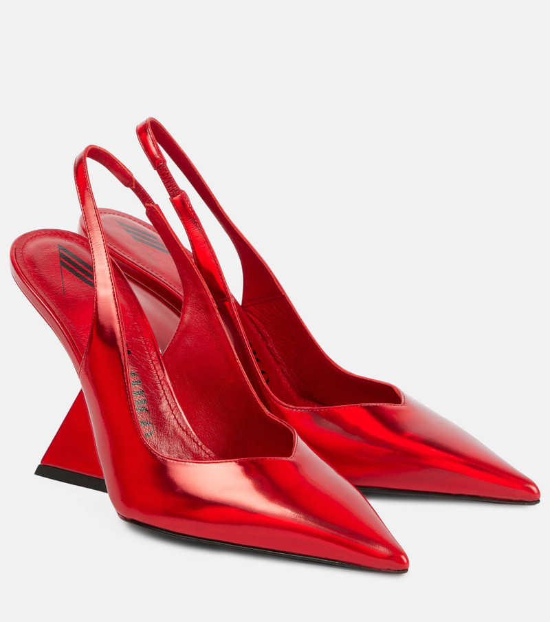 Cheope leather slingback pumps 1