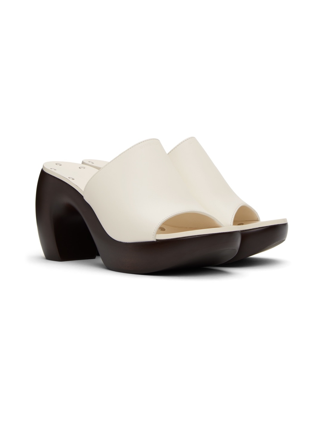 【関税込み】Givenchy オフホワイト G クロッグ Givenchy Off-white G Clogs In 105 Ivory | ModeSens