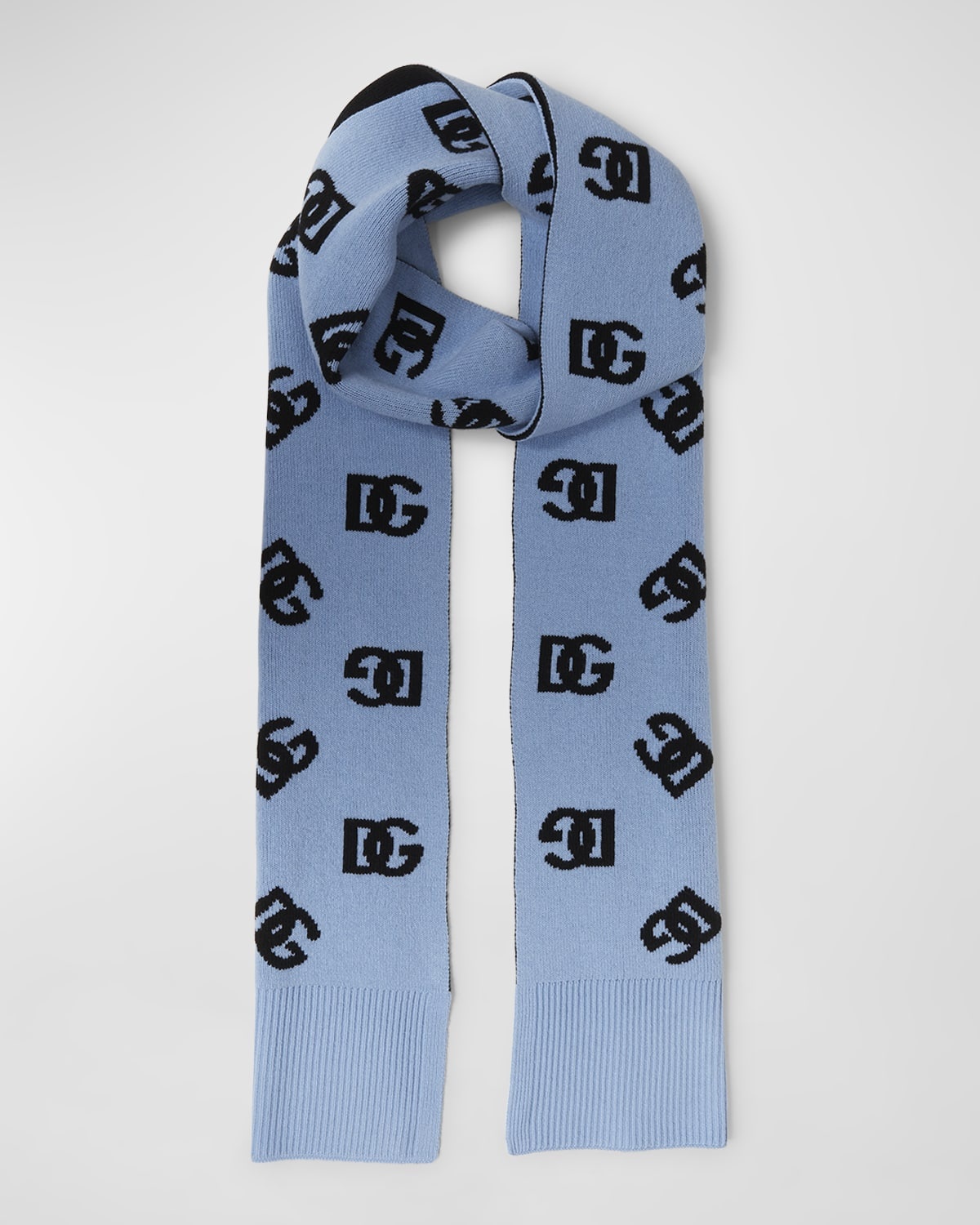 DG Logo Reversible Wool Scarf - 2
