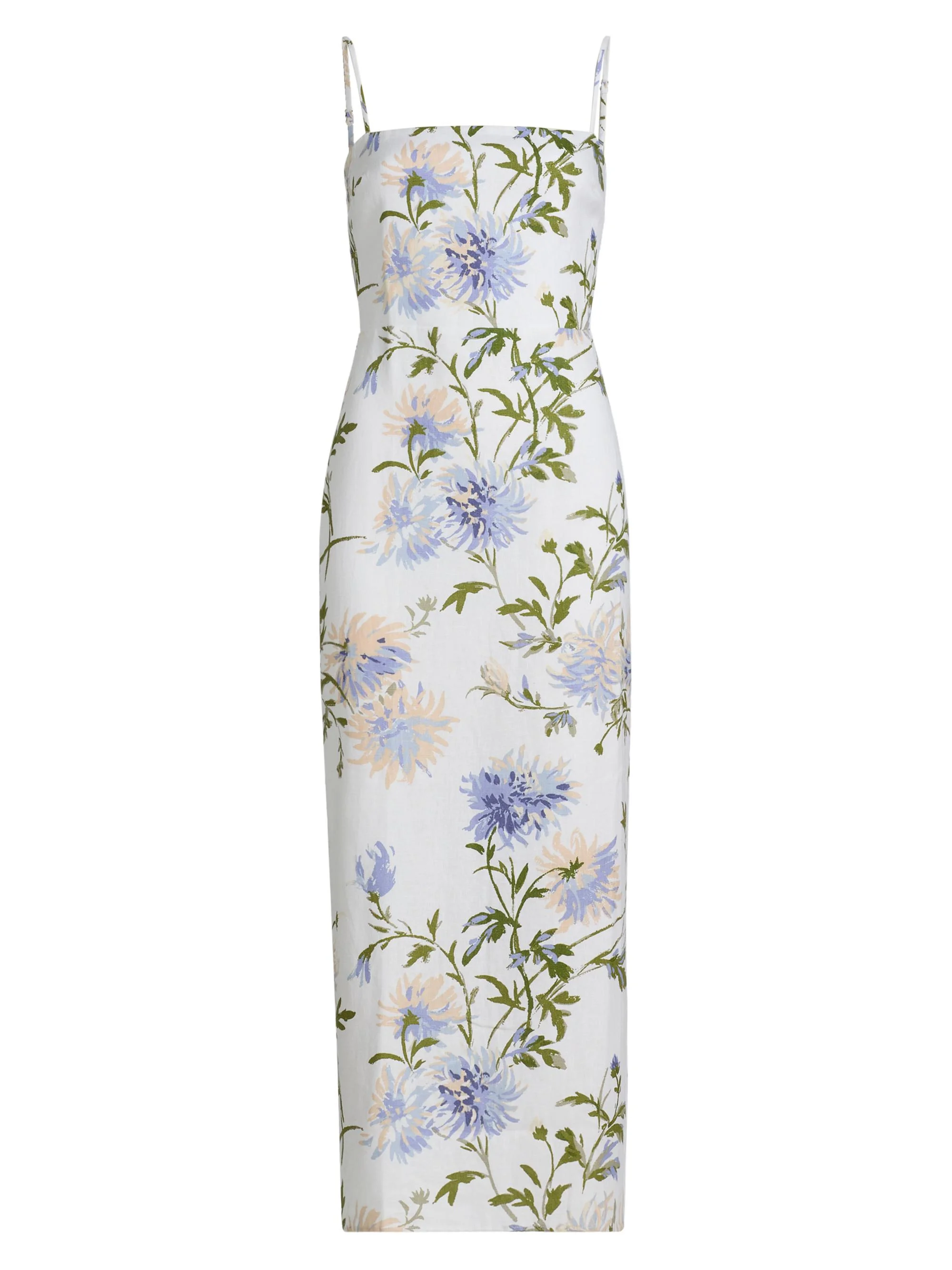 Women's Frankie Floral Linen Maxi Dress - Serenity - 1