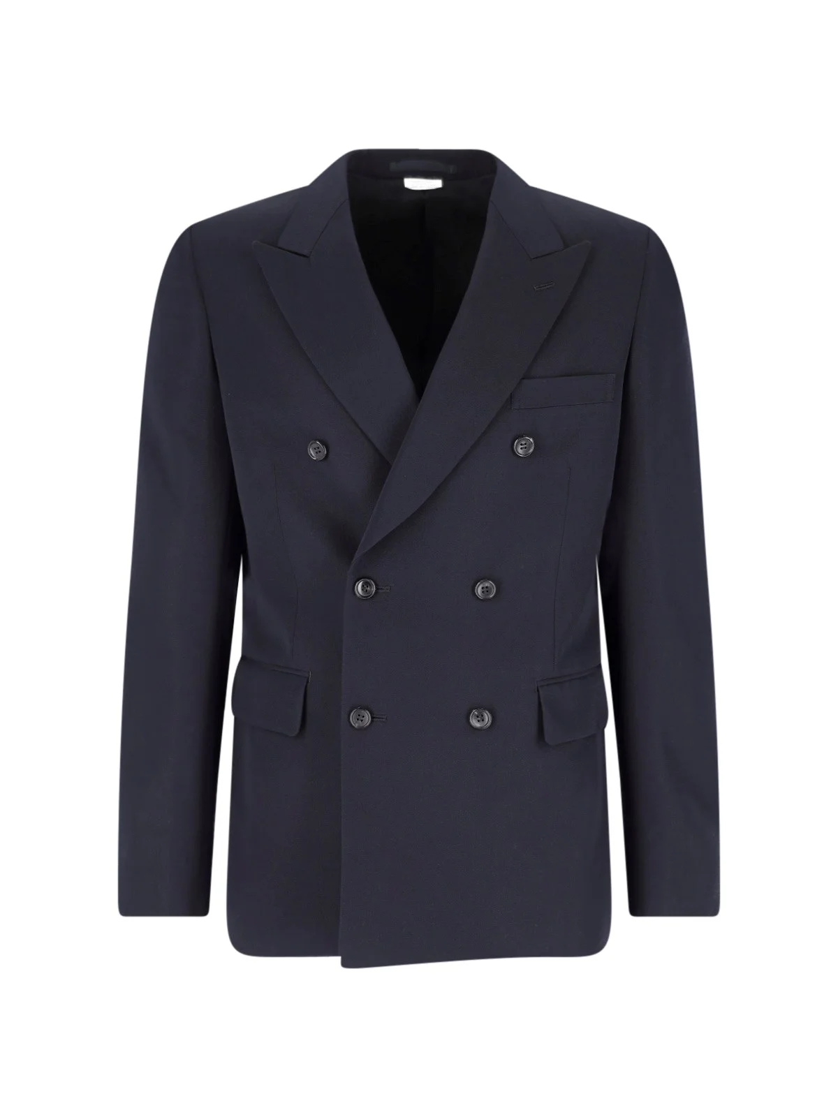 DOUBLE-BREASTED VIRGIN WOOL BLAZER - 1