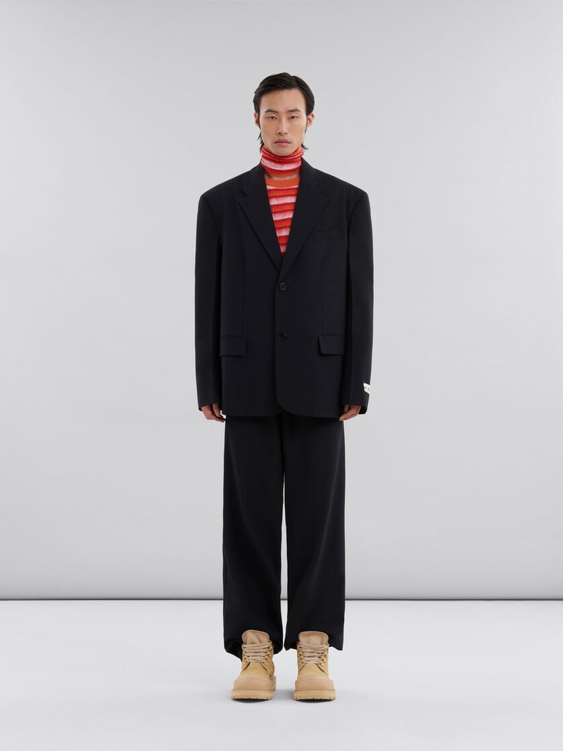 Marni BLACK LIGHT WOOL BLAZER WITH MARNI TAG outlook