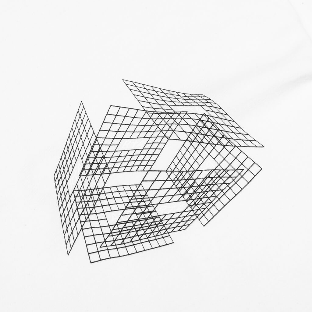 LAWRENCE CLASSIC L/S T-SHIRT - WHITE UPDATE LOGO - 3