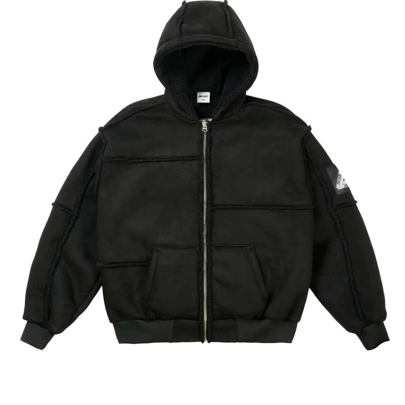 PATCH ME UP SHEARLING JACKET BLACK 1