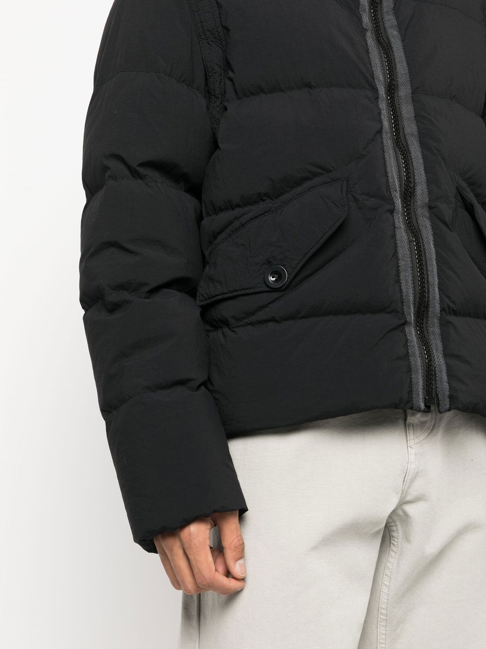 high-neck padded jacket - 5