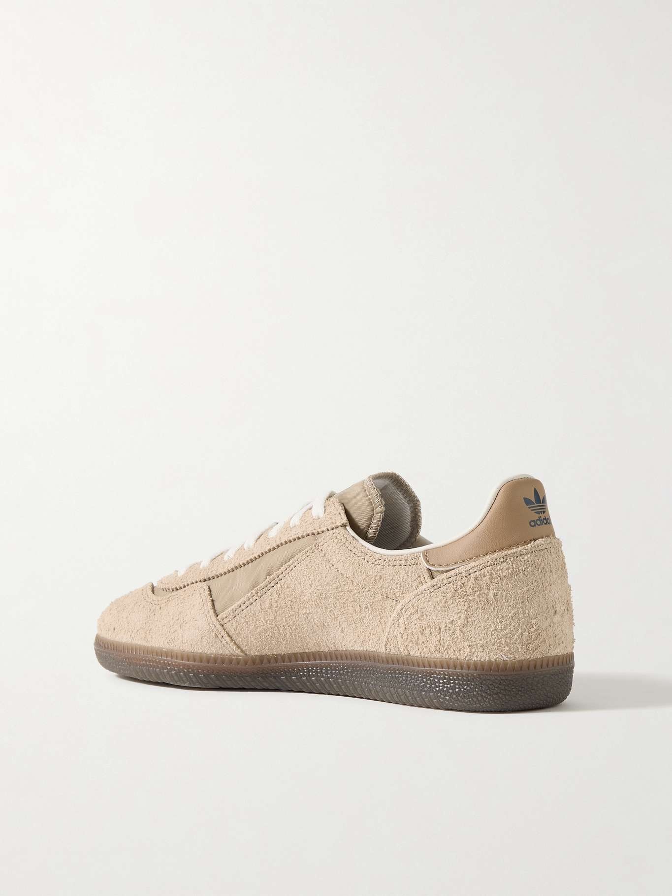 Wensley Spezial leather-trimmed suede and shell sneakers - 3