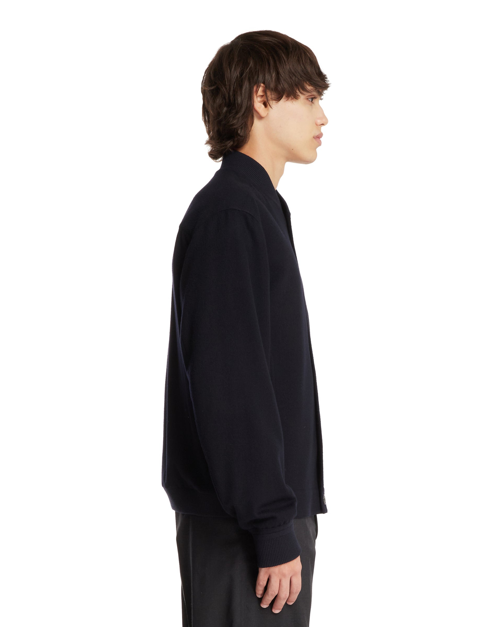 Blue Oasi Cashmere Elements Bomber Jacket - 5