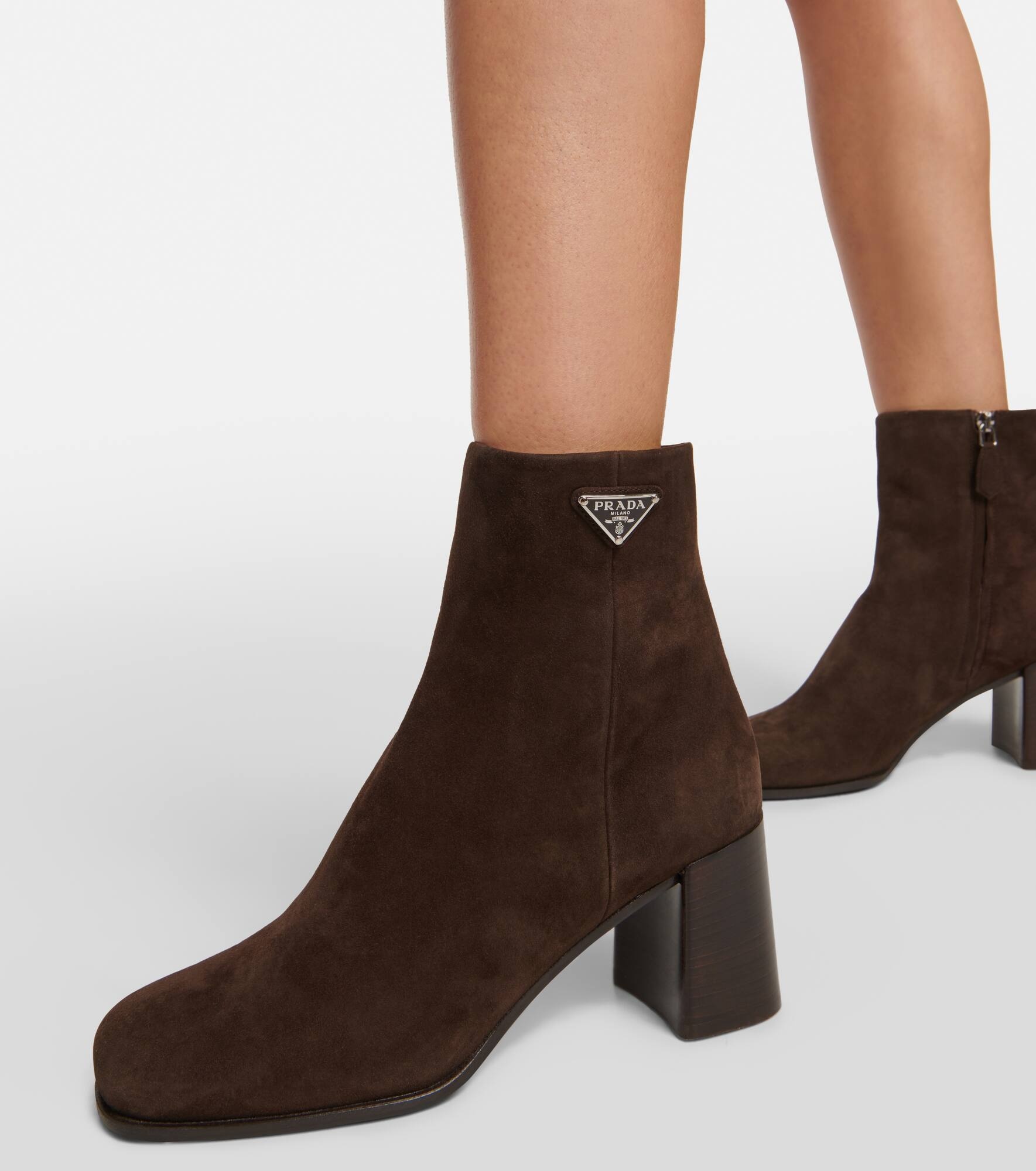 Suede ankle boots - 4