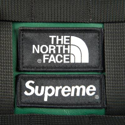Supreme Supreme x The North Face Leather Mountain Waist Bag 'Green' outlook