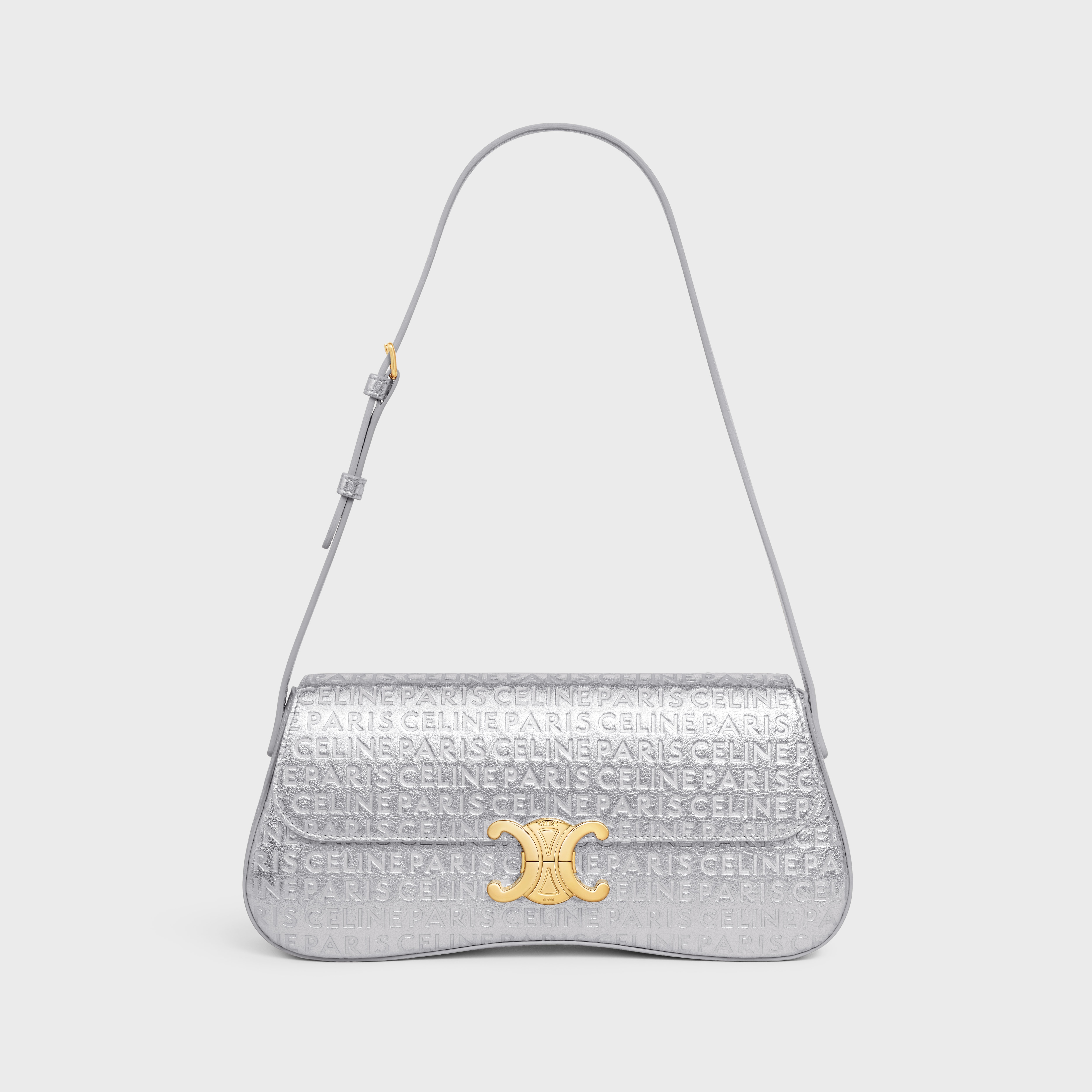 MEDIUM CELINE LOLA BAG in laminated calfskin with celine all-over - 6