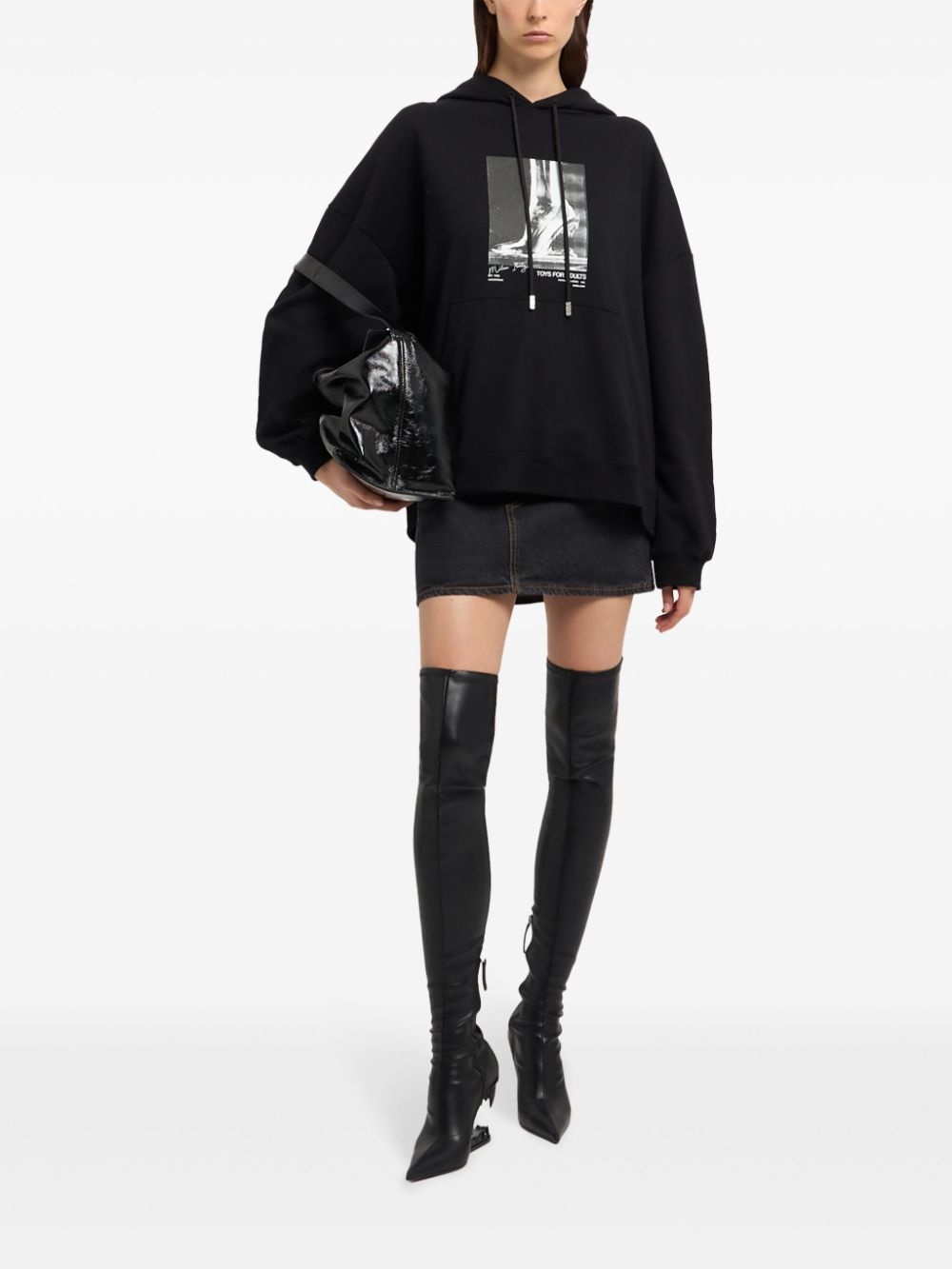 Morso graphic-print hoodie - 2