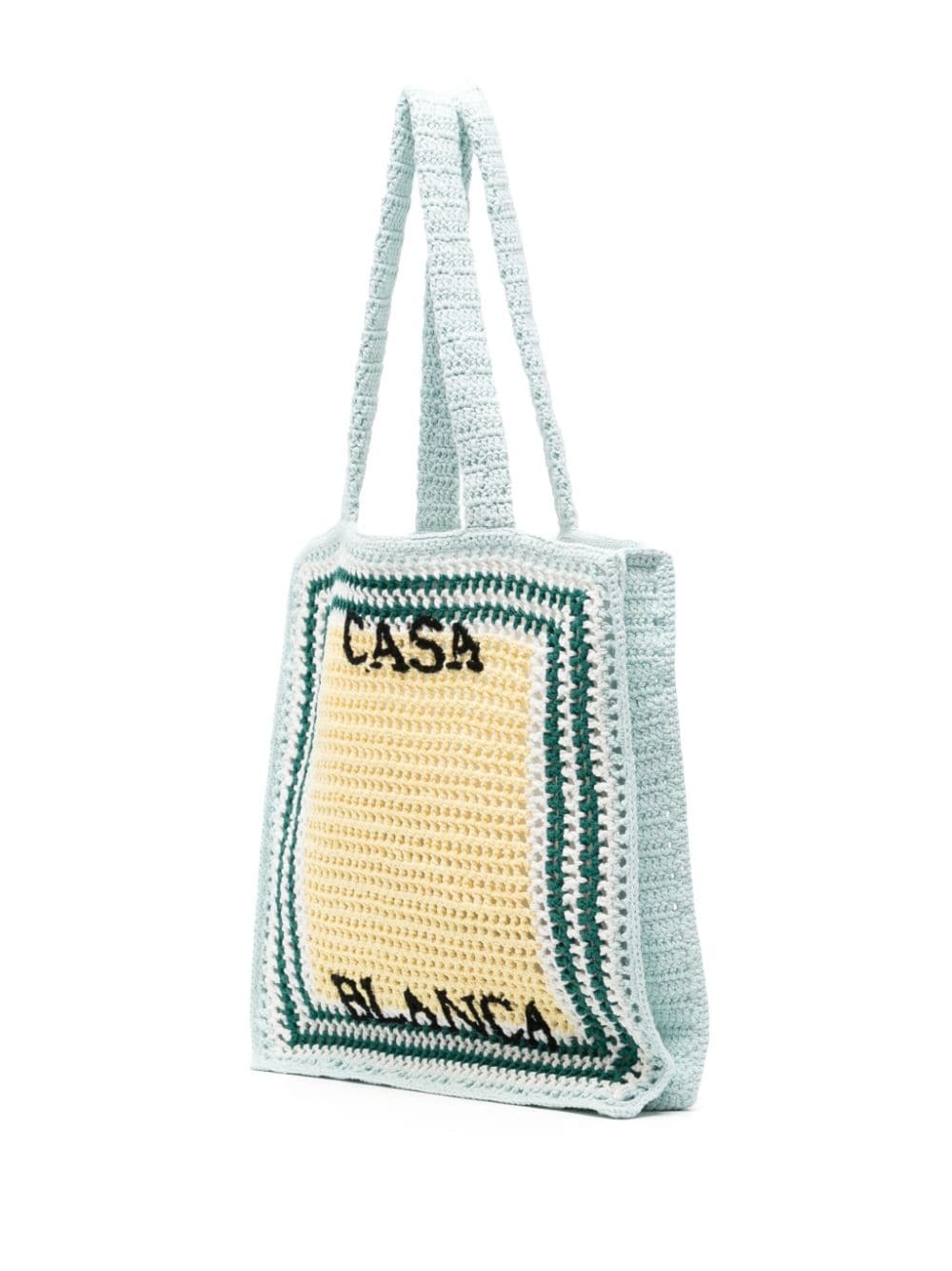 crochet cotton tote bag - 2
