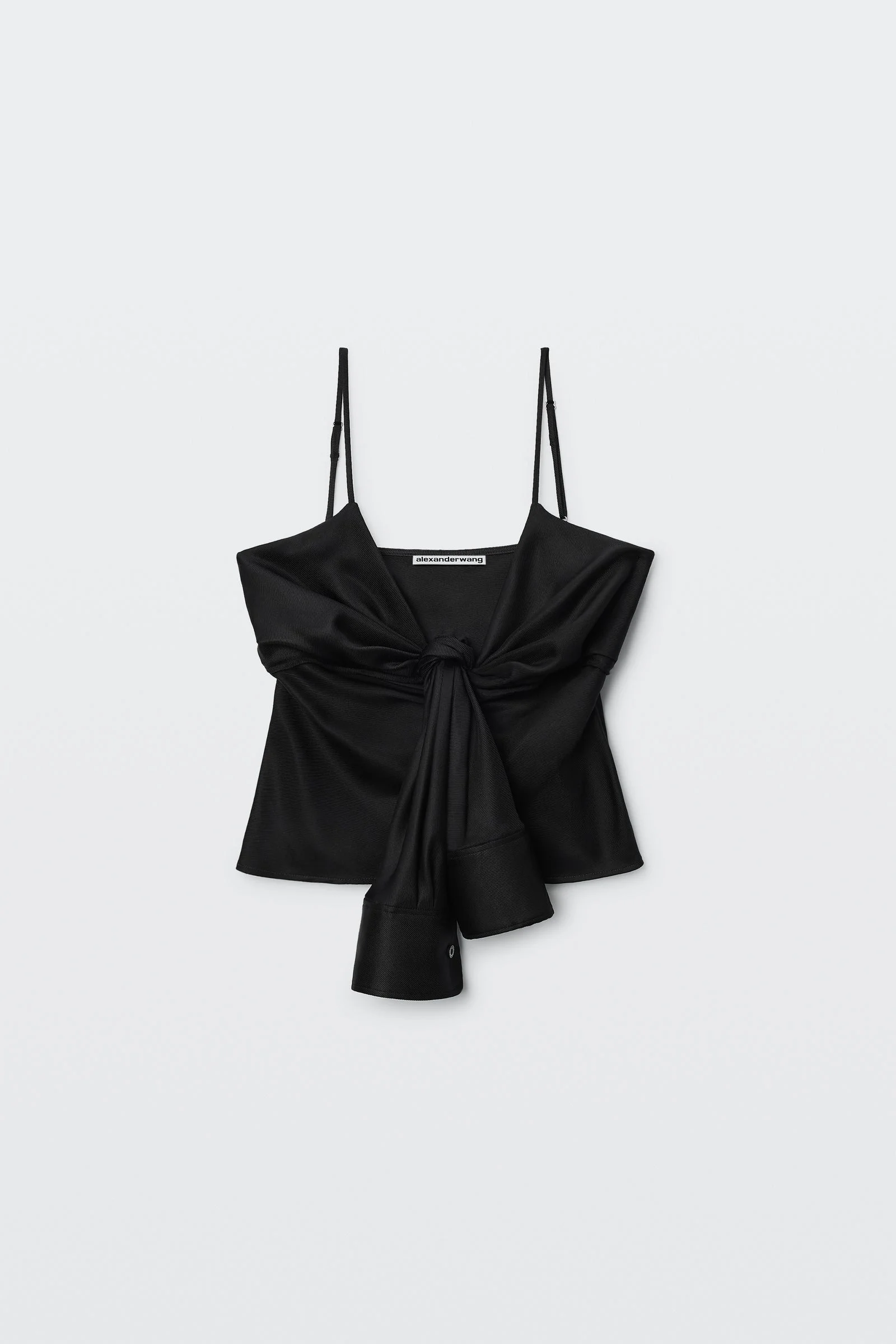pre-styled knotted cami top - 1