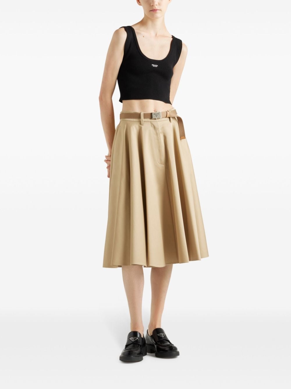 chino midi skirt - 2