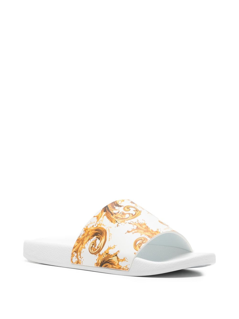 VERSACE JEANS COUTURE printed slides outlook