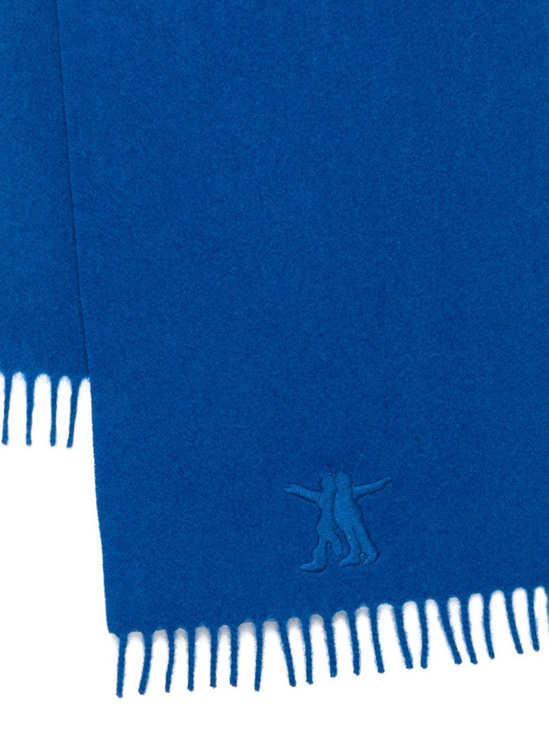 OPEN YY logo wool scarf outlook
