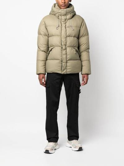 Ten C mid-layered hooded down jacket outlook