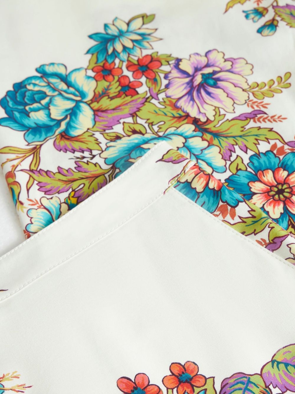 floral-print flared trousers - 6
