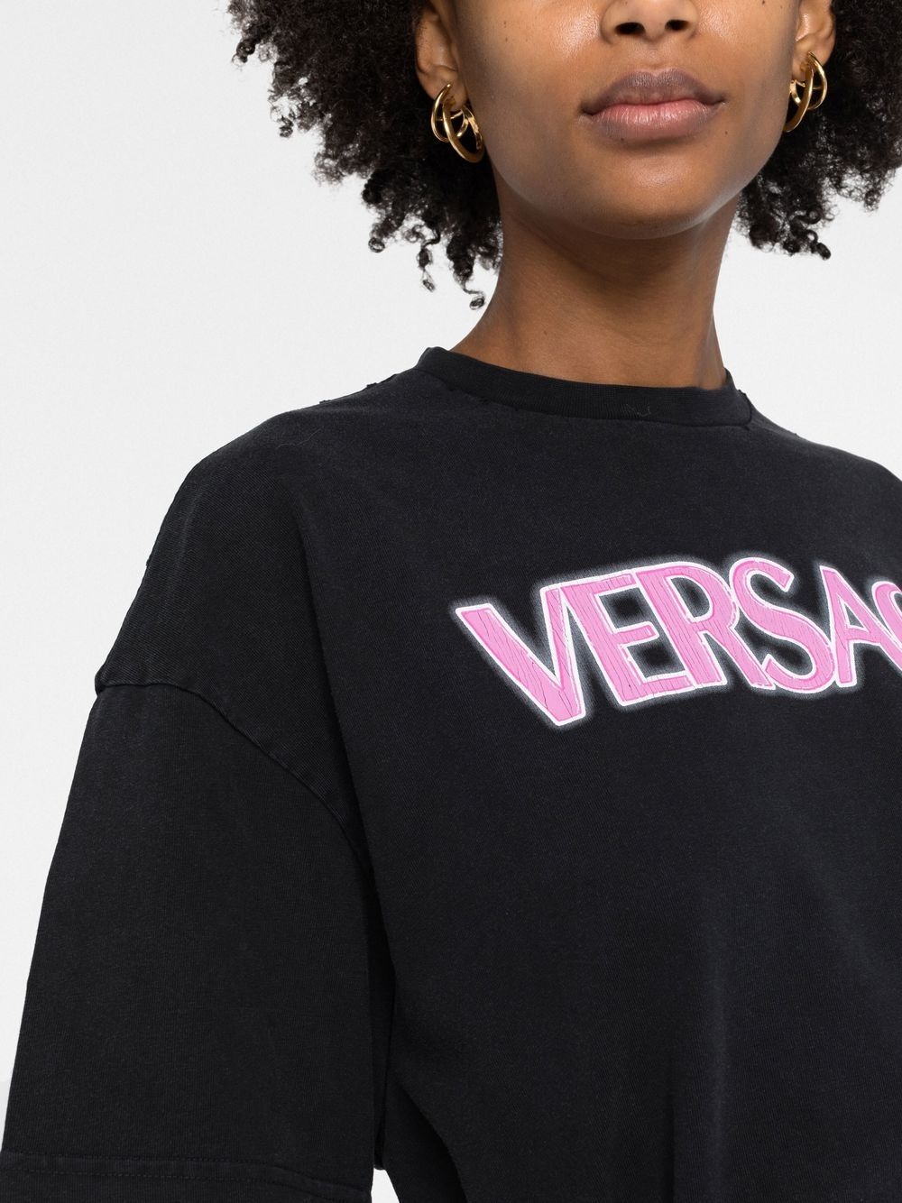 logo-print cotton T-shirt - 5