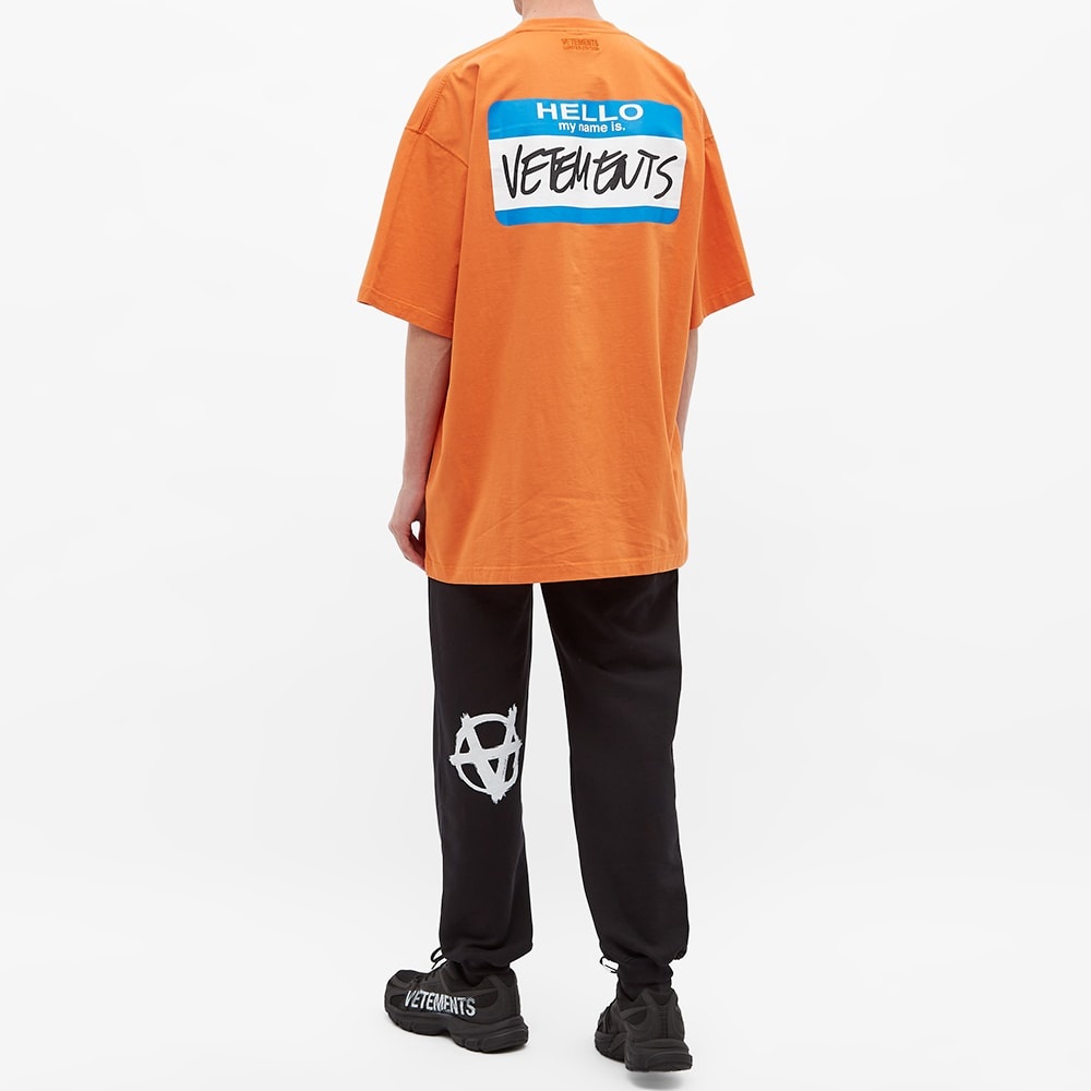 VETEMENTS My Name Is Oversized Tee - 6