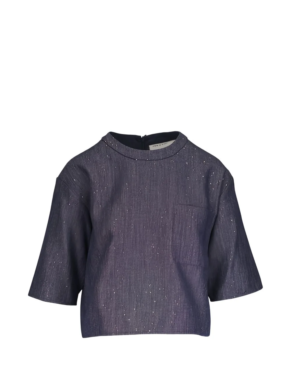 zip-up blouse - 1