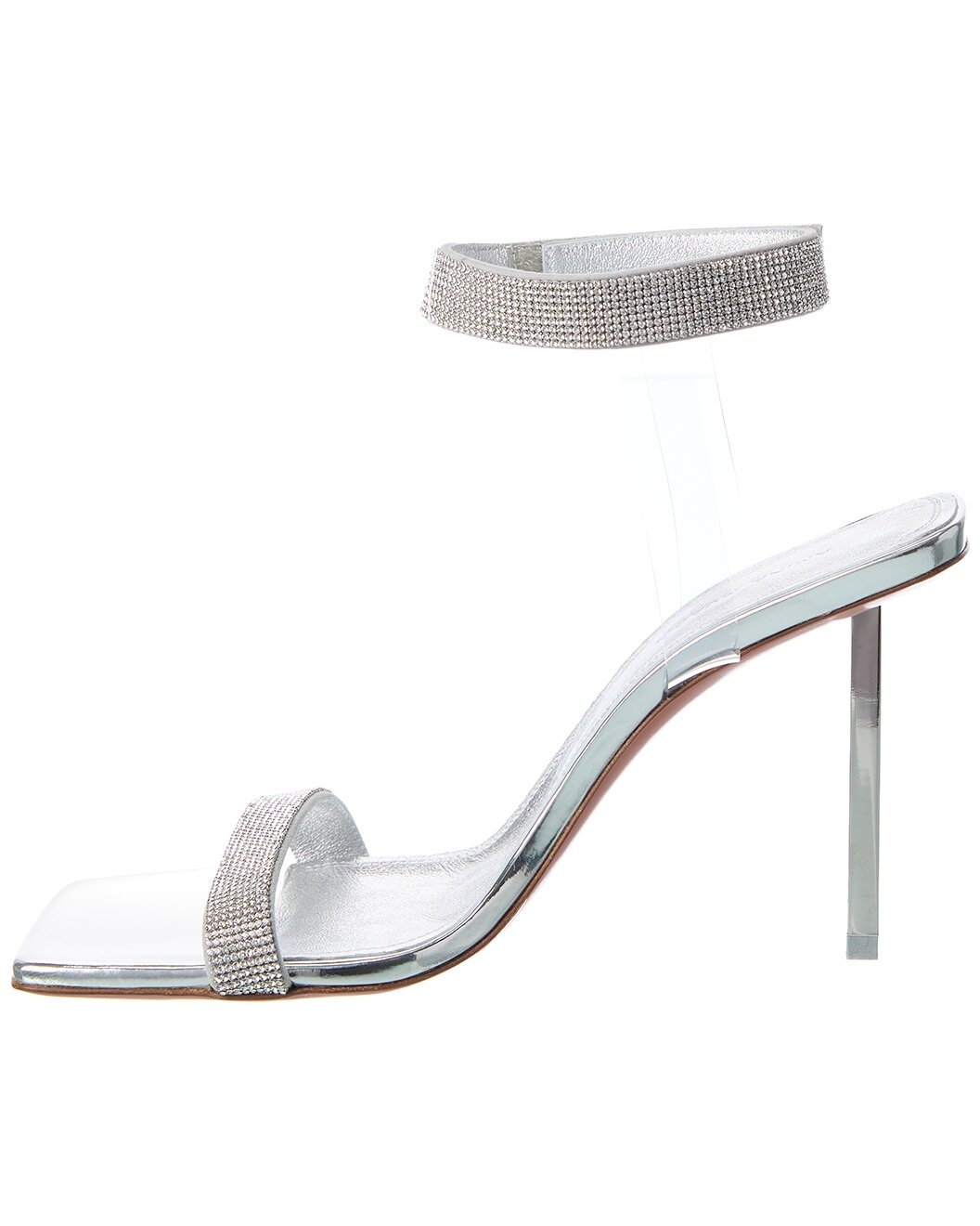 AMINA MUADDI Rih Vinyl & Leather Sandal - 2