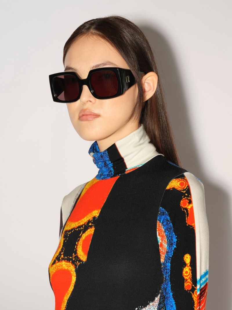 FITTED PRINTED TURTLENECK - 5