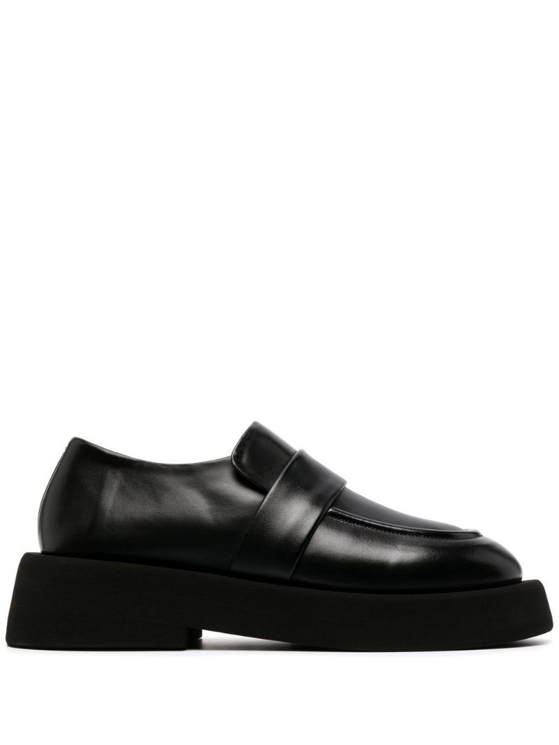 slip-on leather loafers - 1
