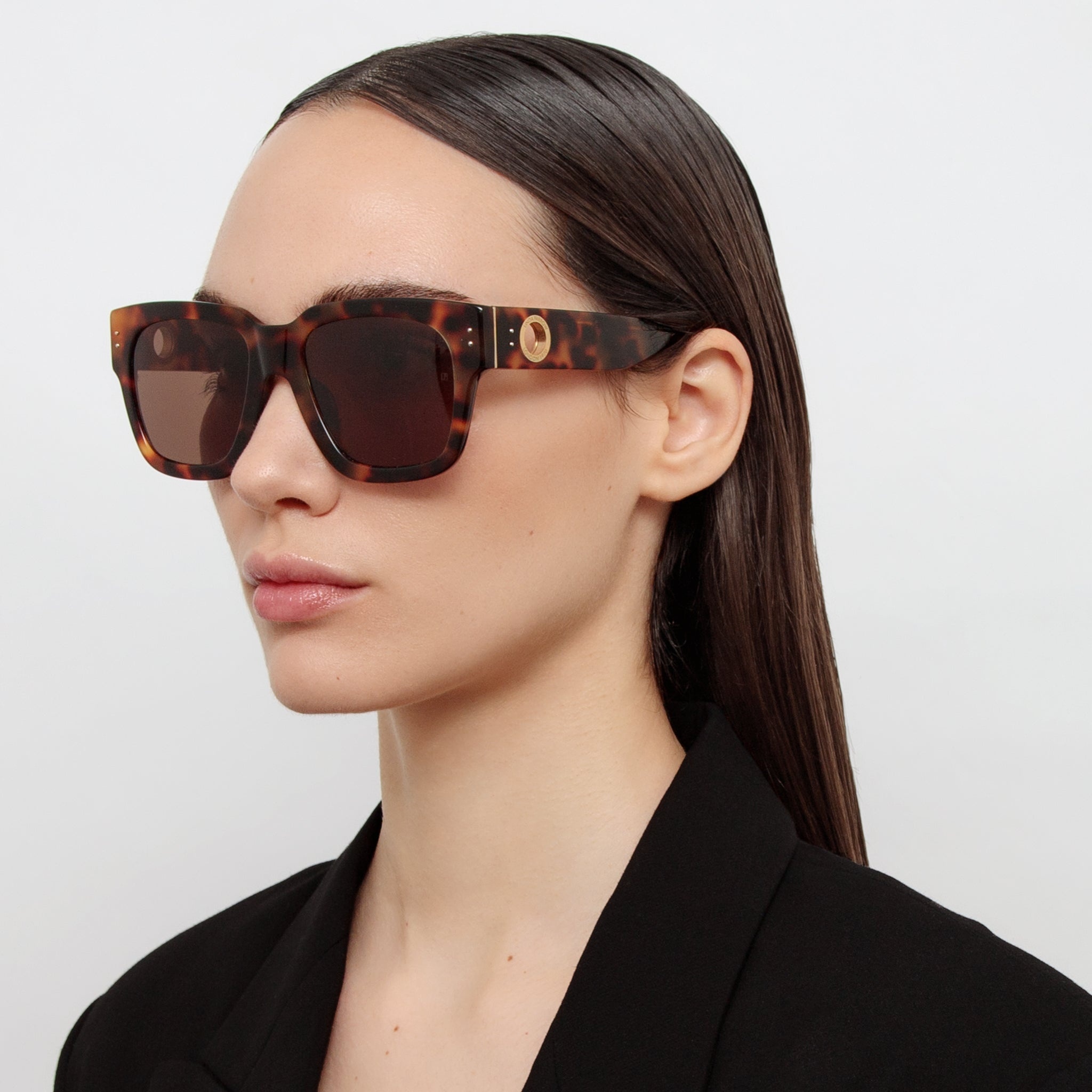 Amber Sunglasses in Tortoiseshell - 3