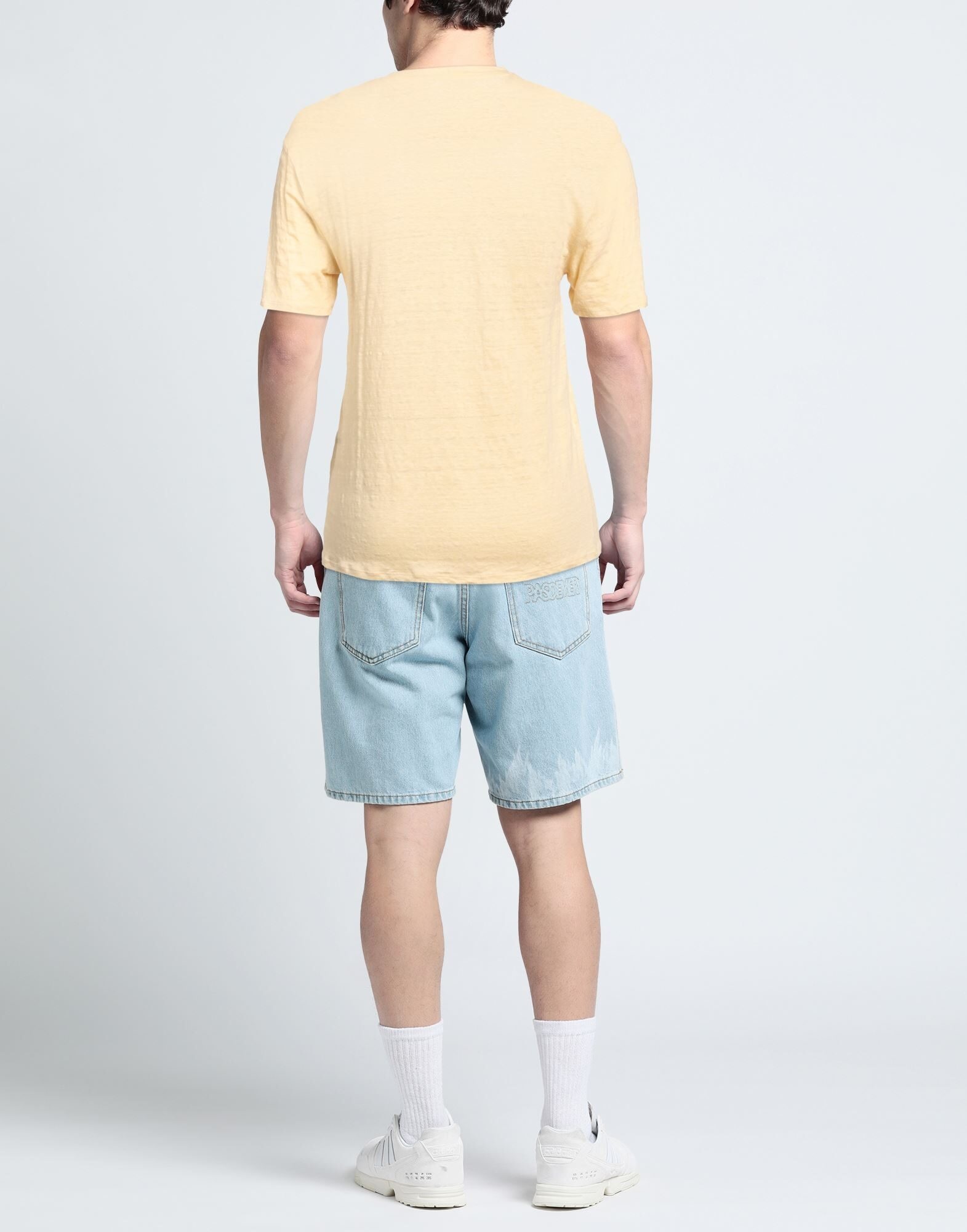 Yellow Men's Basic T-shirt - 3