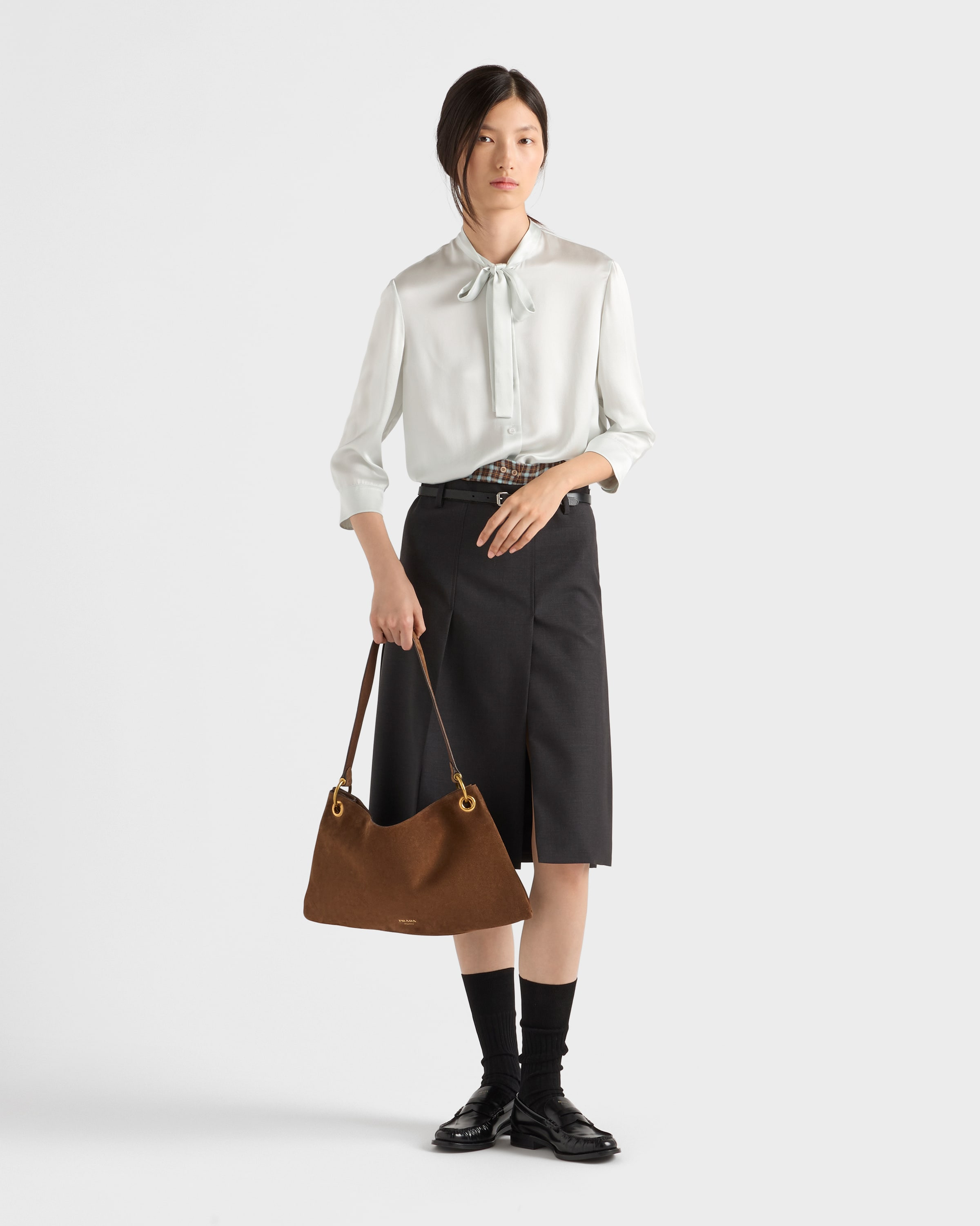 Satin crepe shirt - 2