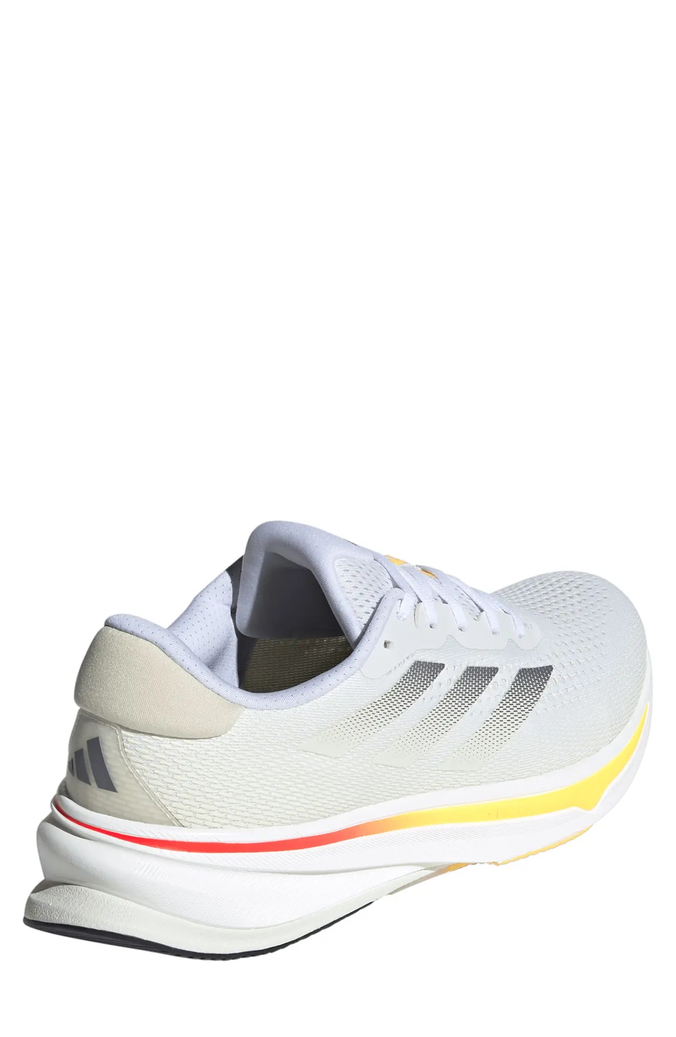 Supernova Rise Running Shoe in White/Iron Metallic/Spark - 2