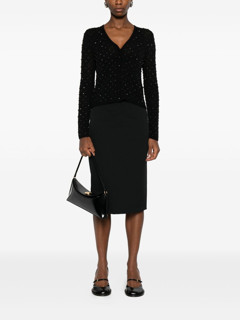 Max Mara embellished v-neck cardigan outlook