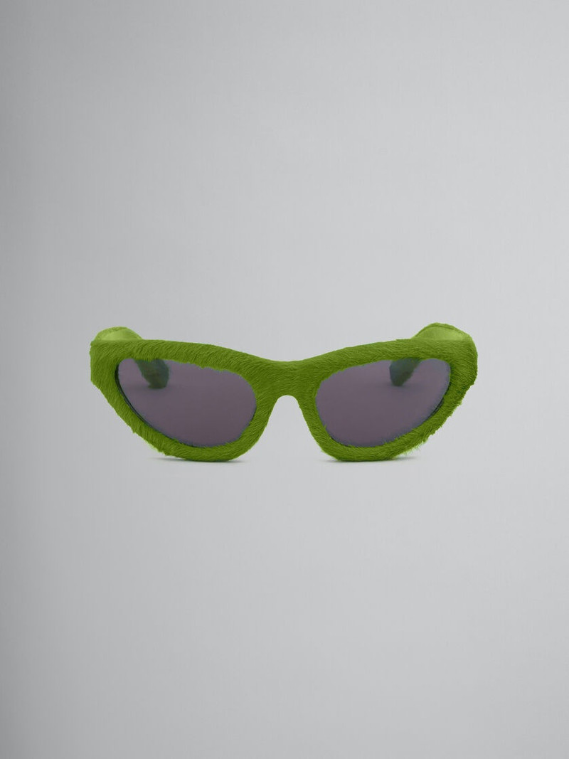 MAVERICKS FURRY GREEN SUNGLASSES 1