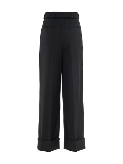 Miu Miu embellished-buckle trousers outlook