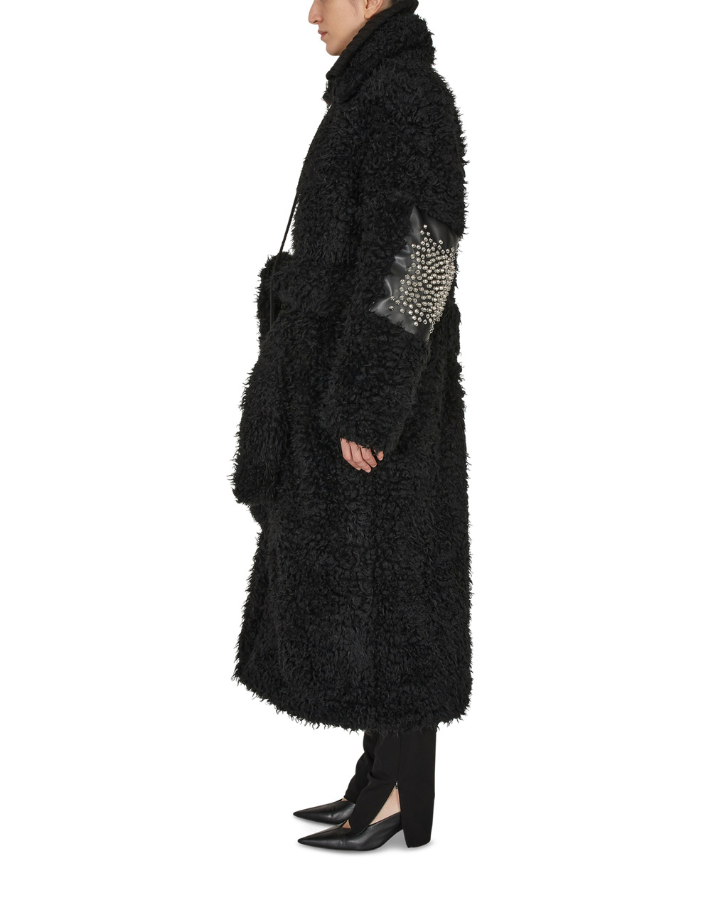 STUDDED POLAR COAT - 4