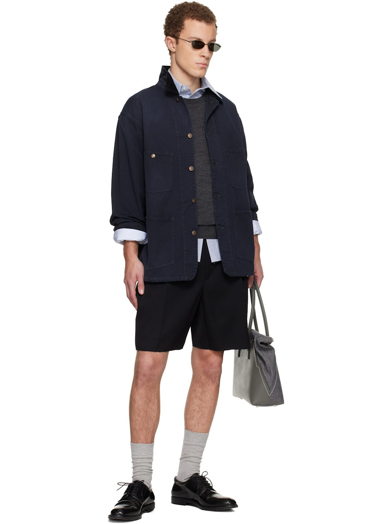 Maison Margiela Black Tailored Shorts outlook