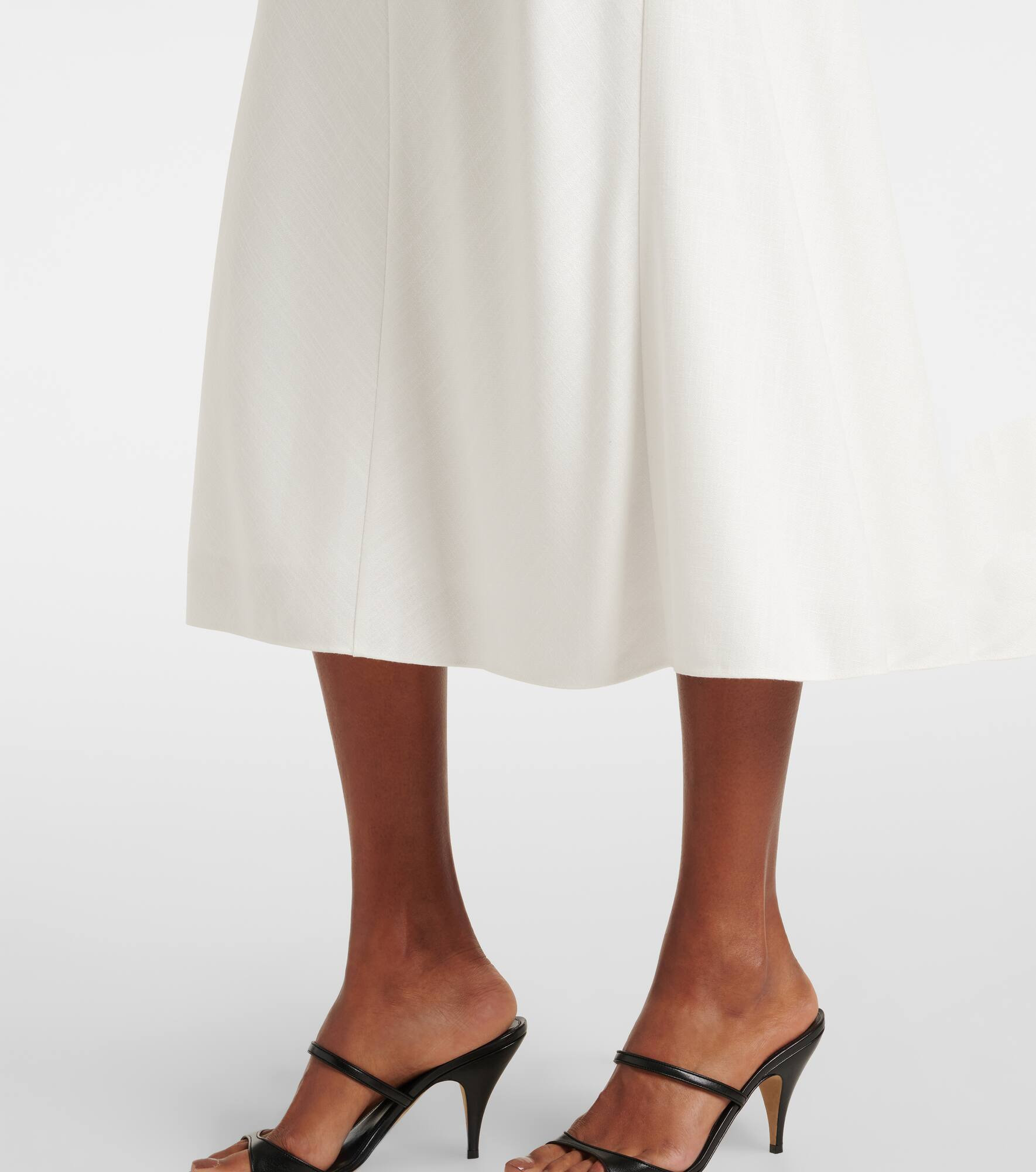 Mid-rise midi skirt - 5
