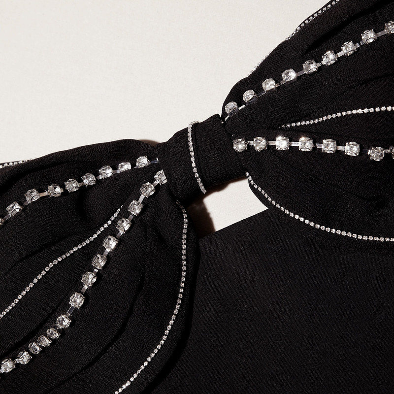 Black Diamante Bust Top 5