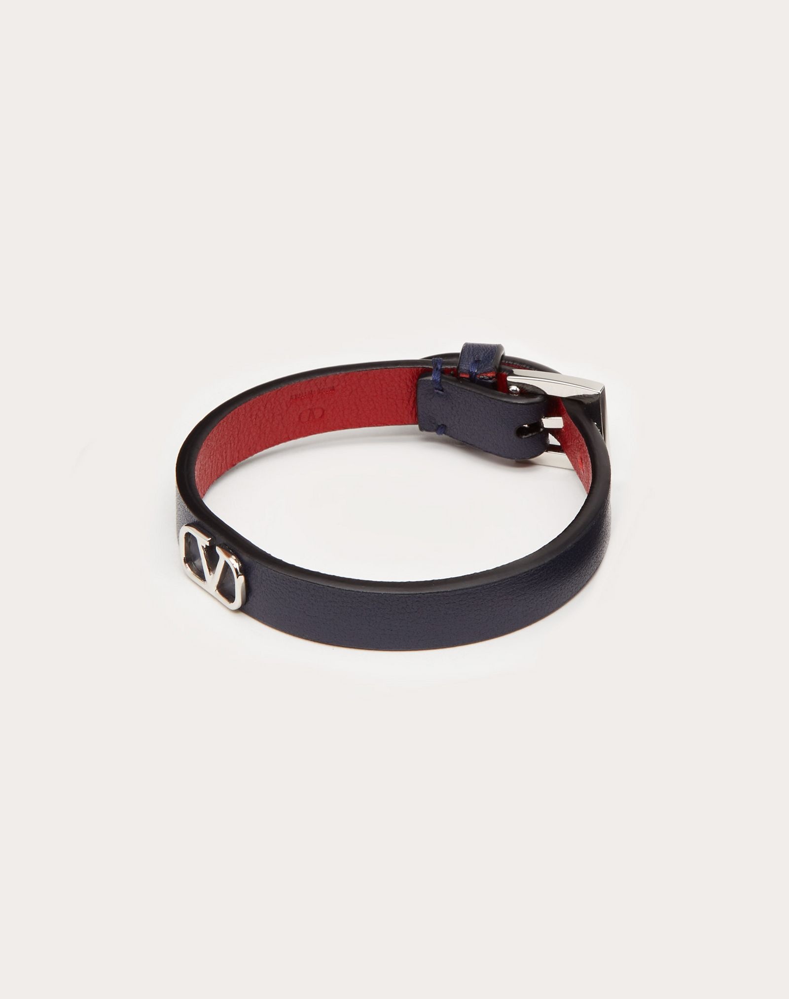 VLogo Signature Leather Bracelet - 3