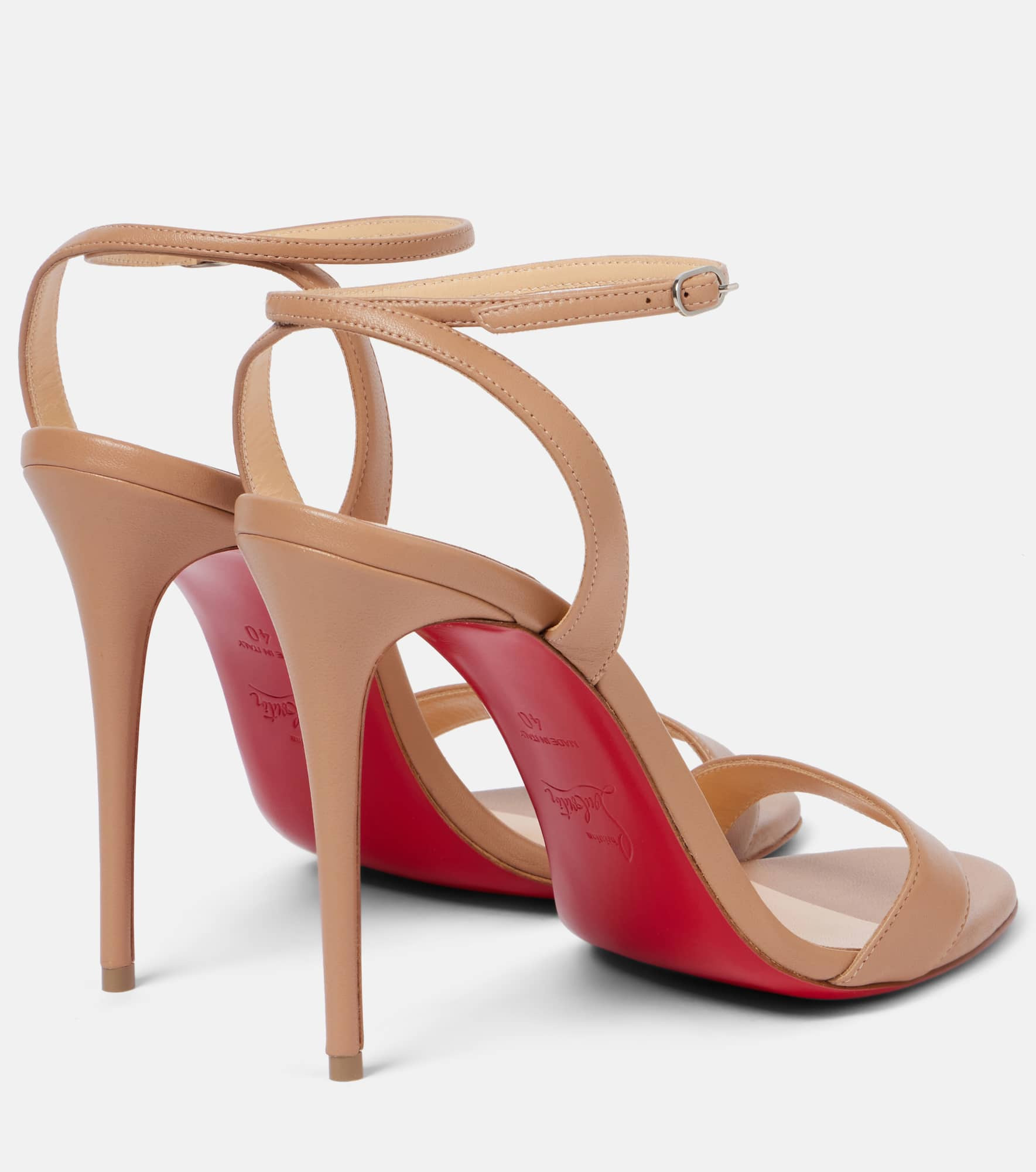 Loubigirl 100 leather sandals - 2