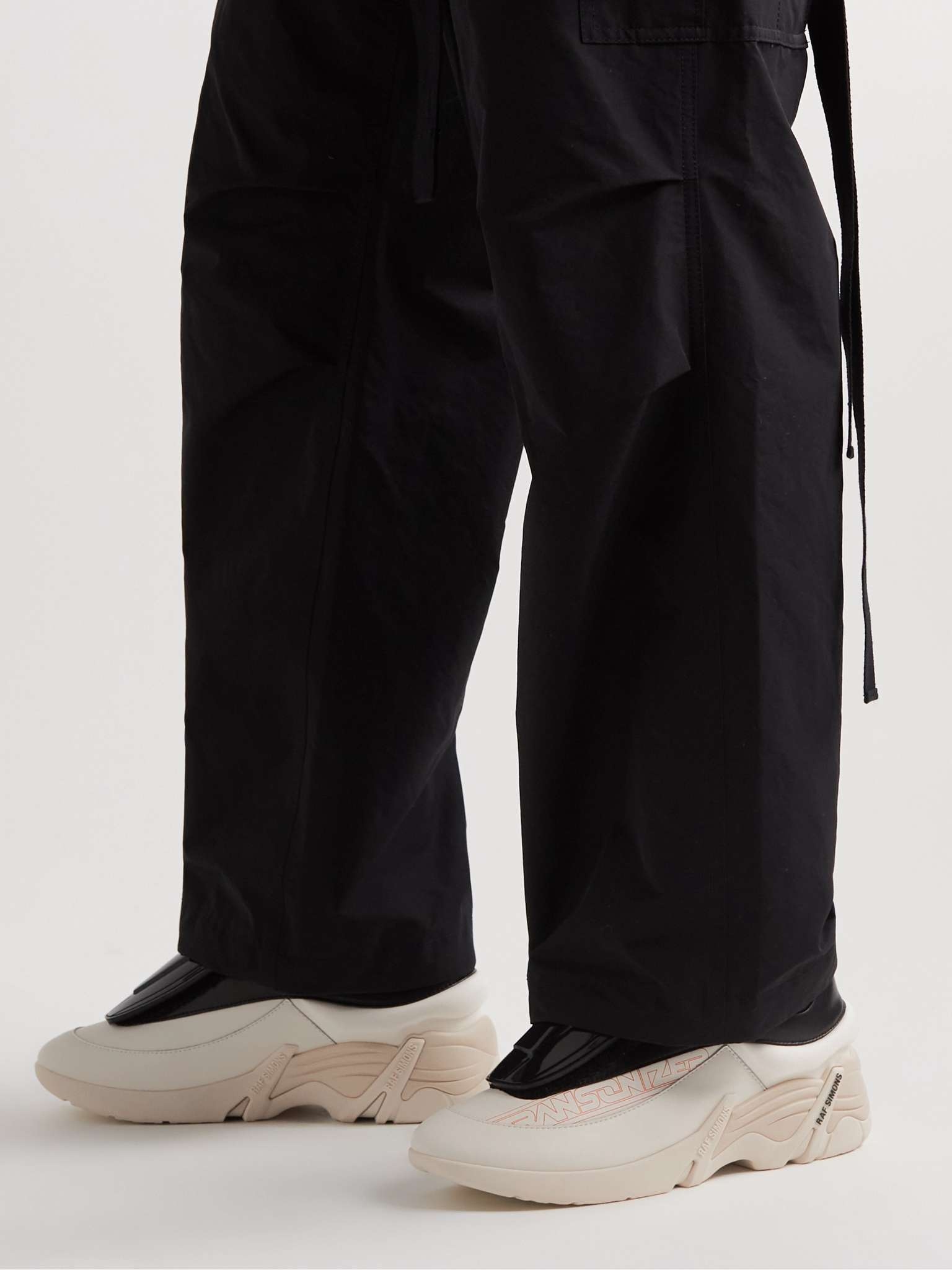 Antei Shell and PVC-Trimmed Leather Sneakers - 3